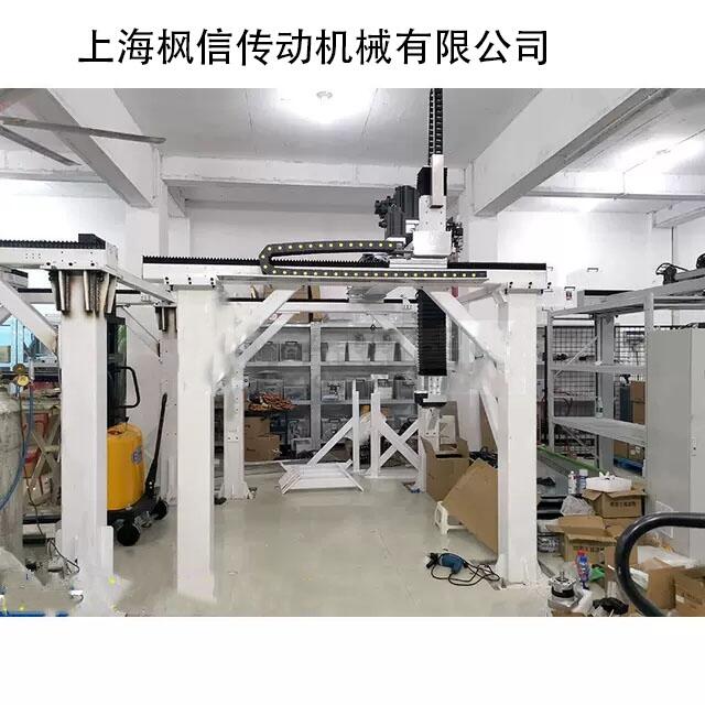 重載直線單軸齒輪齒條絲桿滑臺模組龍門桁架機(jī)械手碼垛搬運工作臺